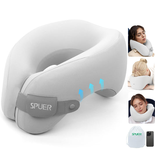 Twistable Memory‑Foam Travel Pillow